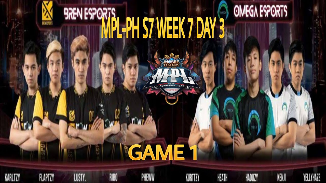 BREN VS OMEGA [GAME 1] | BREN ESPORTS VS OMEGA ESPORTS | MPL-PH S7 WEEK 7 DAY 3