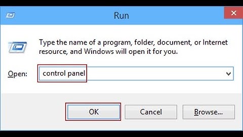 Open Control Panel CMD In Windows