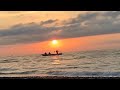 Ocean Sunset / ocean waves sound with beautiful sunset / Beach Sunset /  natural sound