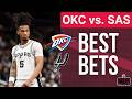 Oklahoma City Thunder vs San Antonio Spurs Game 6 Best Picks & Predictions!