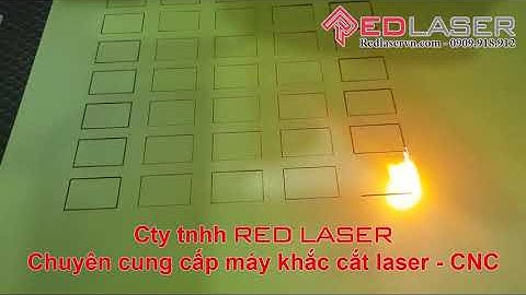 [CTY TNHH RED LASER]Máy khắc laser CO2 siêu tốc cắt giấy