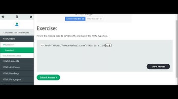 W3Schools HTML Basic | Exercise 2