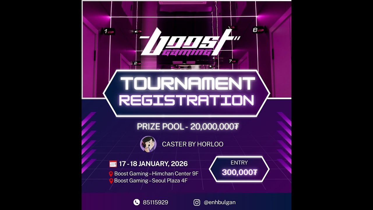 BOOST GAMING TOURNAMENT