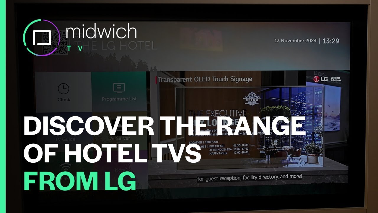 Discover the Hotel TV Range from LG