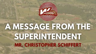 Welcome Back Message 2025-2026
