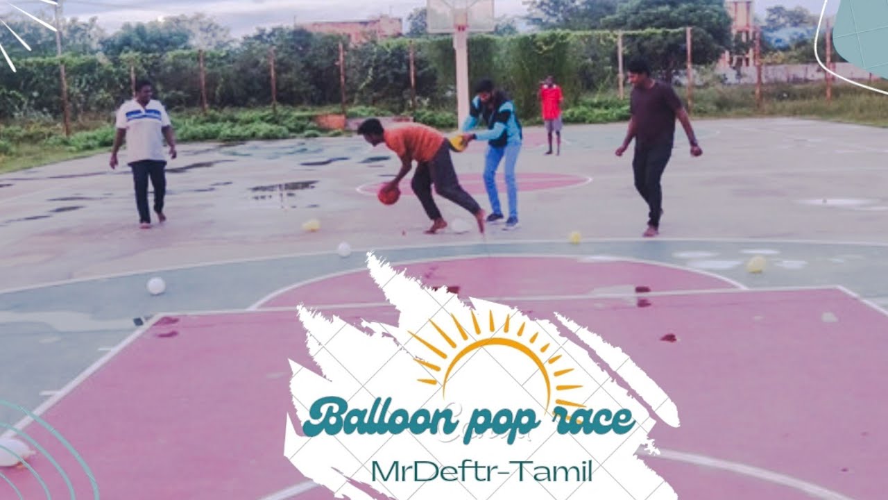 Balloon pop race! - YouTube