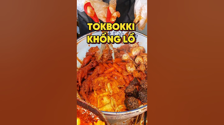THỬ THÁCH CẦM 100 TỆ MUA TOKBOKKI #food