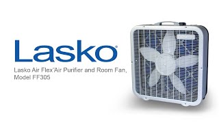Lasko Air Flex™ Air Purifier and Room Fan, Model FF305 - YouTube