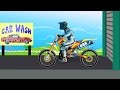 bike car wash toy bike for kids videos for children baby videos