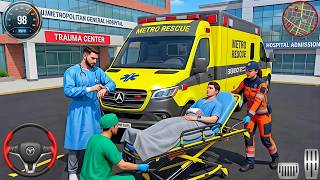 Ambulance City Rescue Simulator 3D Game - 911 US Emergency Ambulance Driving 3D : Android Gameplay screenshot 3