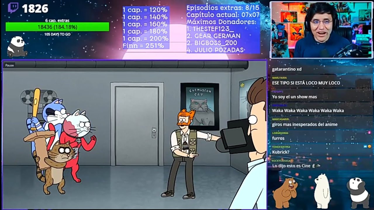 JugandorCriticón Reacciona a Un Show más Temporada 7 Capitulo 7/Video de Gato 