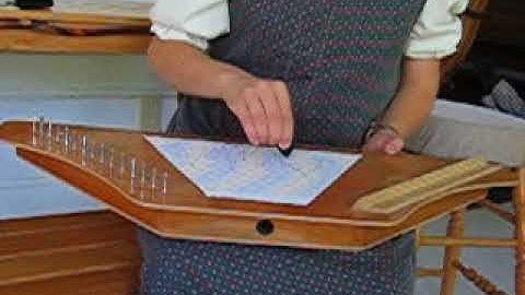 Harps of Praise:  Plucked Psaltery with song sheet