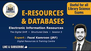 Electronic Information Resources and Databases | Gateways | by Fazal Sir | Useful for all LIS Exams