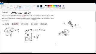 Details AMC 10A 2021 Problem 3 News