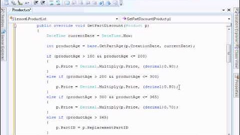 Lesson 6 (Part 3) - Inheritance, Polymorphism, Encapsulation using C#