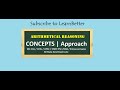 Verbal Reasoning | Arithmetical Reasoning |Ch #14 | Part 1 |for SSC, UPSC,NDA,Bank,CAT,GRE&amp;Oth exams