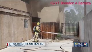 Apartments on Real Road go up in flames