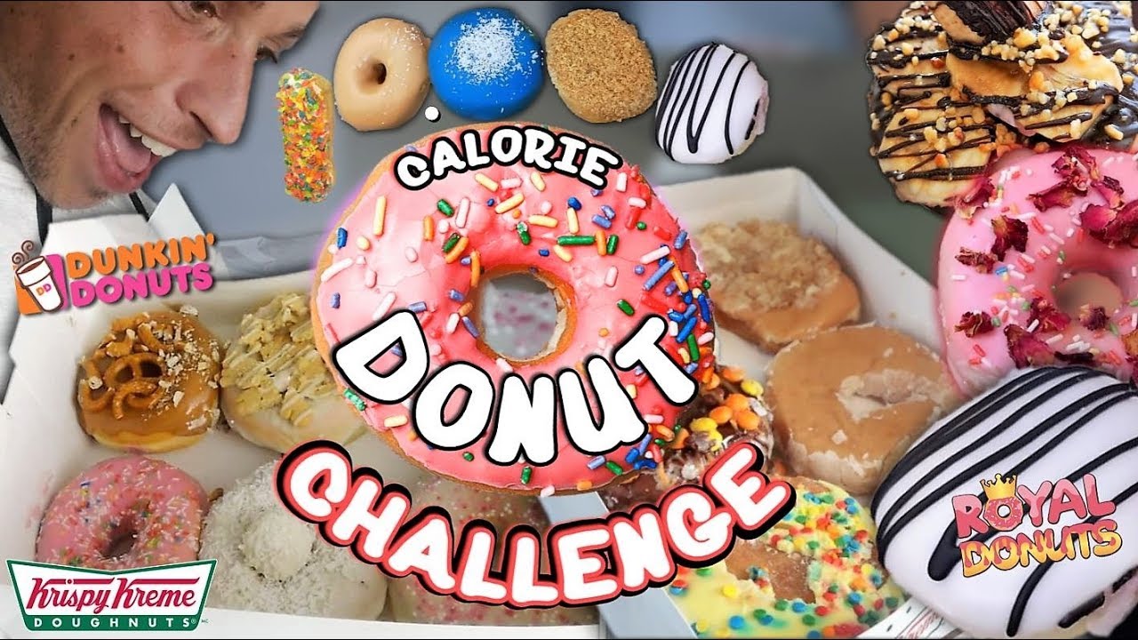 10,000 CALORIE DOMPIERRE DONUT CHALLENGE I EPIC CHEAT DAY - YouTube