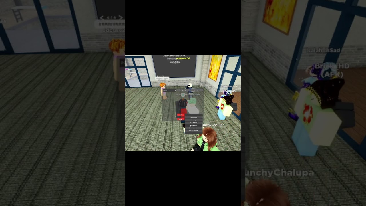 roblox murder frenzy funny moments 2 #shorts