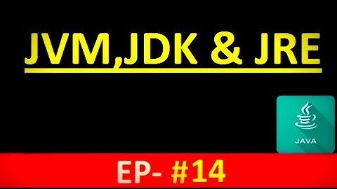 Java Tutorial: JVM , JDK and JRE in JAVA