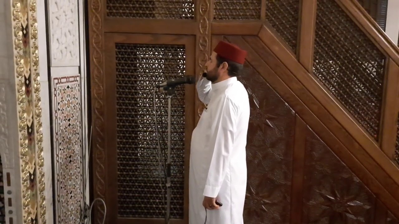 اذان الشيخ معروف محمد رشاد الشريف بمقام الحجاز بتاريخ ٢٠٢٠/٧/٢٠