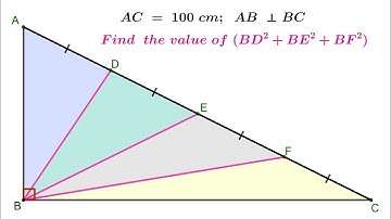 BD² + BE² + BF² = ? | CAT || Geometry || Stewart