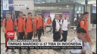 Timnas Maroko U17 Tiba di Indonesia
