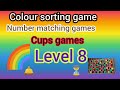 🔴 LIVE 🌈 Color Sorting Challenge | Cups Games, Color Matching & Number Matching | Level 8