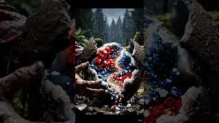 Thunder eggs are nodules formed inside cooled lava flows, hiding agate stars for millions of years