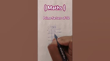 Prime factors of 32 by easy method #maths #trending #viralvideo #ytshorts_ #most #shorts #mustwatch