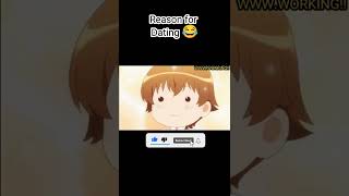 She Just Want To Date Him 😂 #www.working!! #romantic #anime #funnyanime #restaurant #short