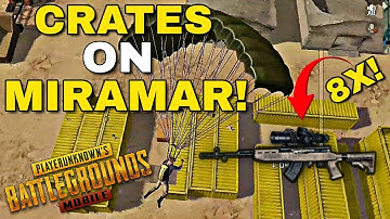 CRATES FOUND ON MIRAMAR | SECRET LOOT LOCATION | PUBG Mobile
