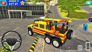 Beach Patrol Truck Driving - Coast Guard Beach Rescue Team #youtubegaming #ps screenshot 3