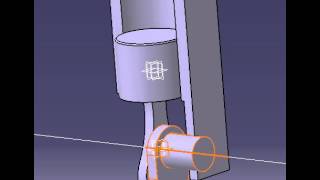 1 cylinder ICE mechanism animation screenshot 4