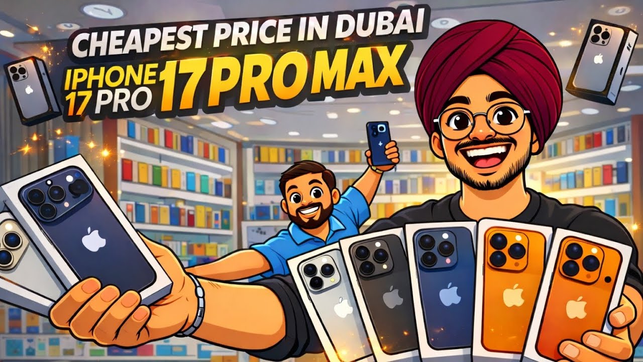 📱iPhone 17 Pro Max Price Dubai vs India 🔥 Real Price Difference & Savings 😱