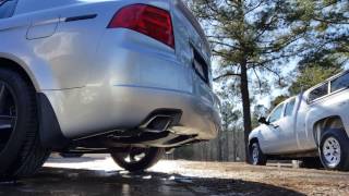 2005 Acura TL Rear Muffler + Mid Muffler delete 2005 Acura Tl Exhaust Tips