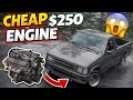 DRIFTING WITH A $250 ENGINE?!