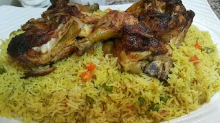 الأرز البسمتي بالدجاج محمر. اسرار نجاح الأرز -basmati - شهيوات ام زينة