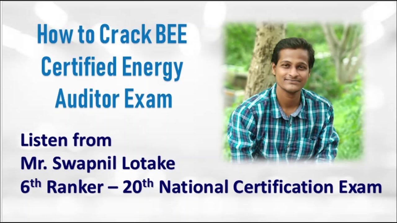 How to Clear BEE Certified Energy Auditor Exam Energy Auditor Exam