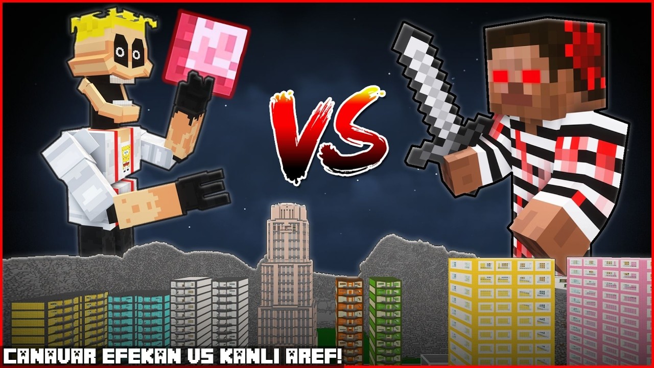 CANAVAR EFEKAN VS KANLI AREF! 😱 - Minecraft ZENGİN FAKİR HAYATI