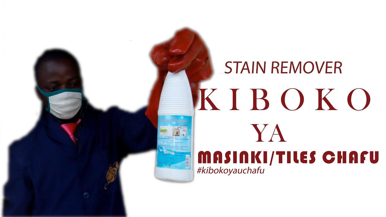 TUMIA STAIN REMOVER KUNG'ARISHA SINKI LENYE UCHAFU SUGU