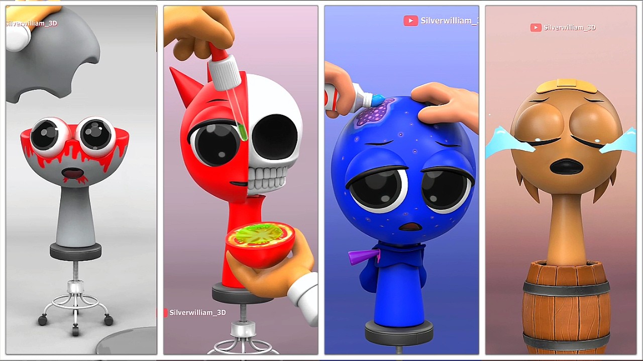 SPRUNKI Incredibox VS Impossible Tiles Hop EDM Challenge #8