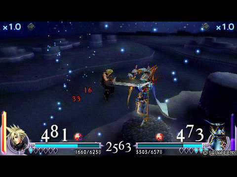 Dissidia Final Fantasy Cloud vs Exdeath