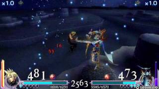 Dissidia Final Fantasy Cloud vs Exdeath