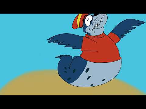 Anchor Doing His Leopard Seal Launchback (Animation)