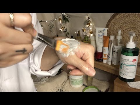 ASMR (SUB) 여름철 피부과 상황극/블랙헤드, 여드름 관리해드려요/<strong>summer</strong> <strong>skin</strong> shop RP