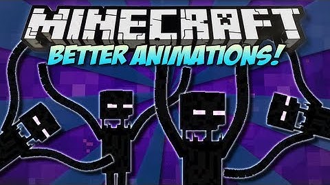 Minecraft | BETTER ANIMATIONS! (Crazy Enderman Party!) | Mod Showcase [1.4.7]