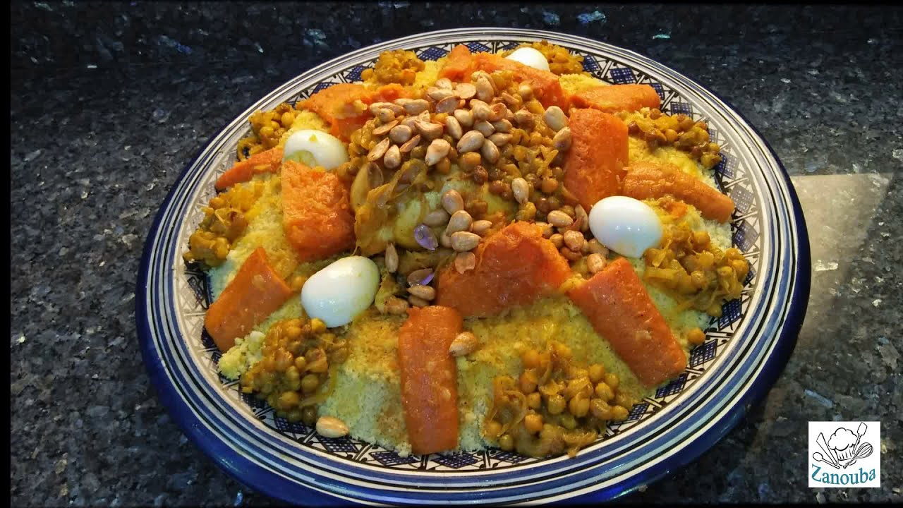 كسكس بالتفاية  لذيذ و سهل التحضير للمبتدآت