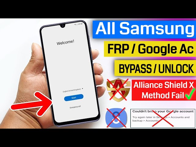 Samsung FRP Bypass July Patch Not Support Alliance Shield X-Smart