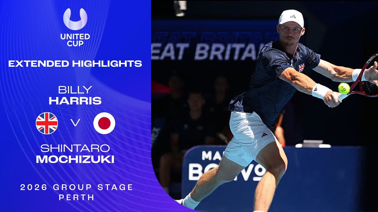 Billy Harris v Shintaro Mochizuki Extended Highlights | United Cup 2026 Group E